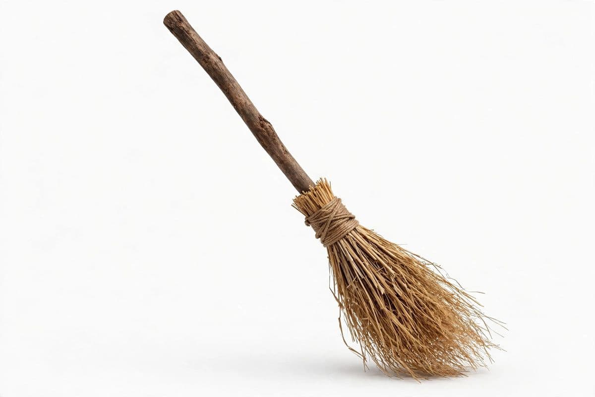 BroomZoom Witch Broomstick Prop — product photo