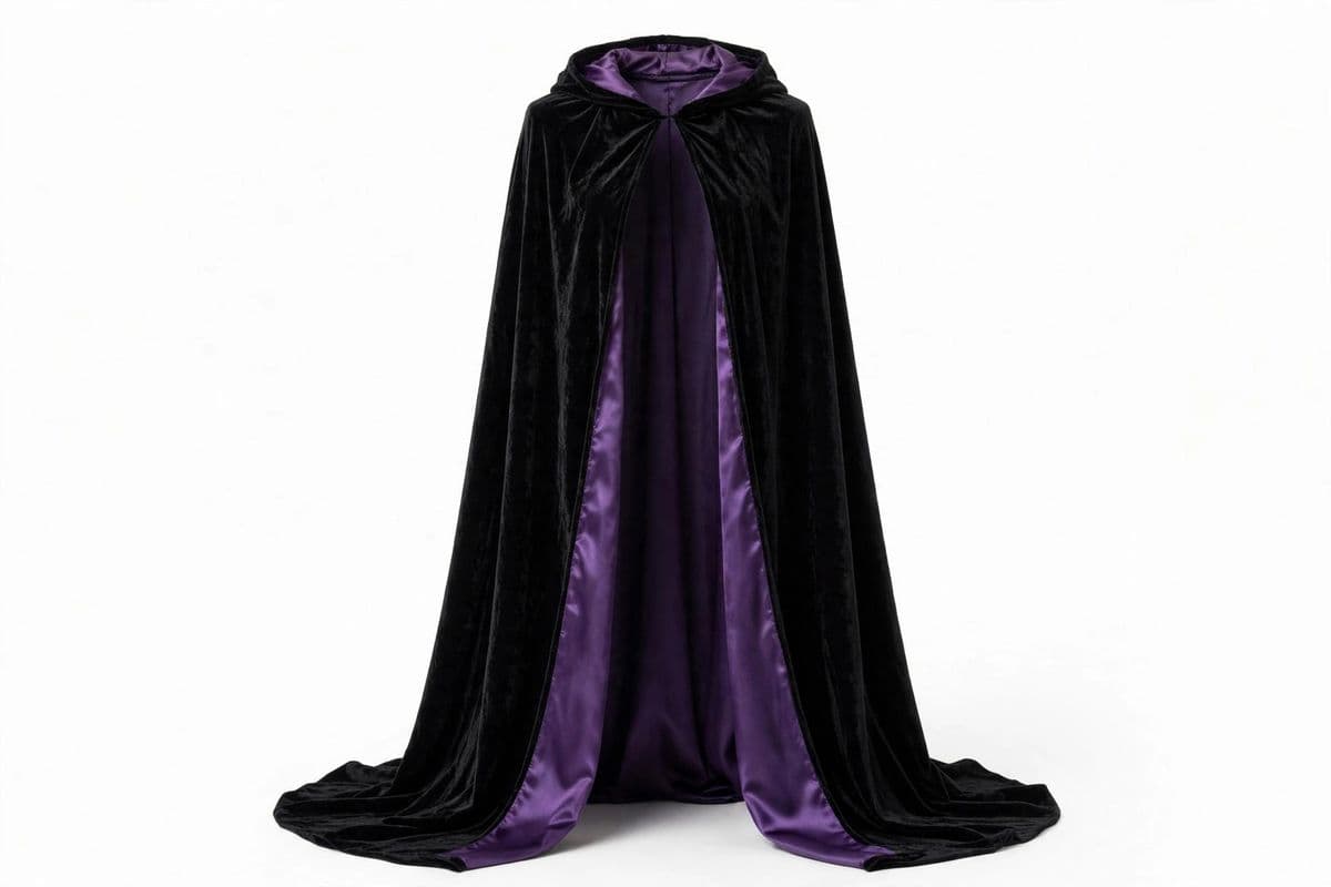 NoirCape Deluxe Velvet Cape — product photo
