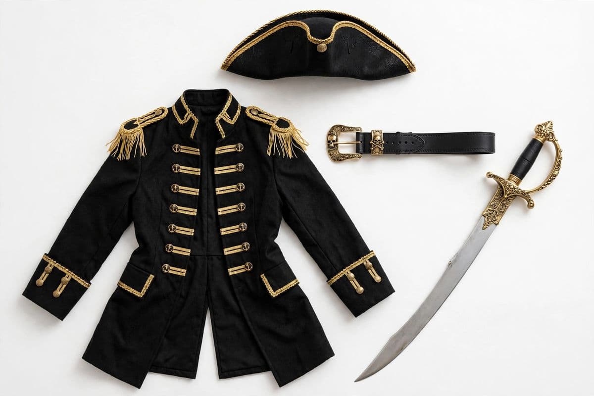 CaptainRogue Deluxe Pirate Costume — product photo