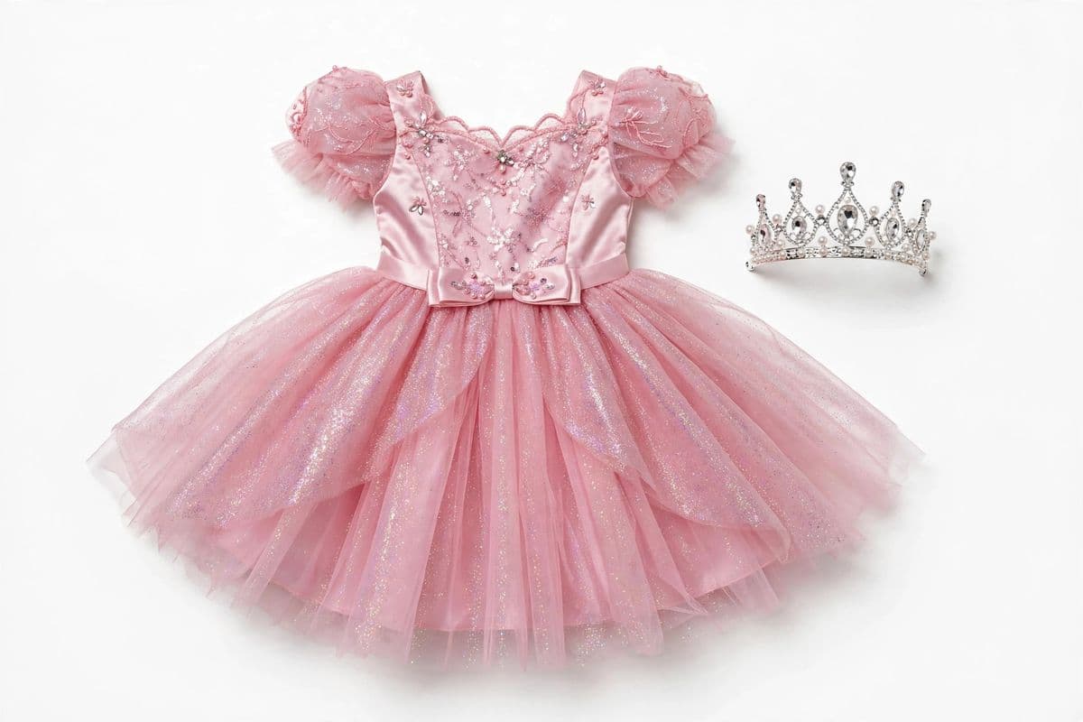 RoyalGlimmer Kids Princess Gown — product photo