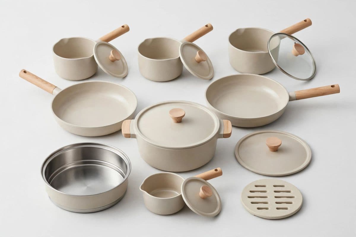 CeramiCook 12-Piece Ceramic Cookware Set