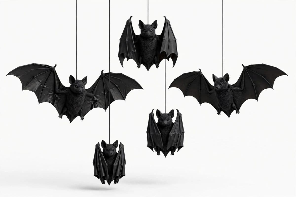 BatCave Hanging Bats (12-Pack) — product photo