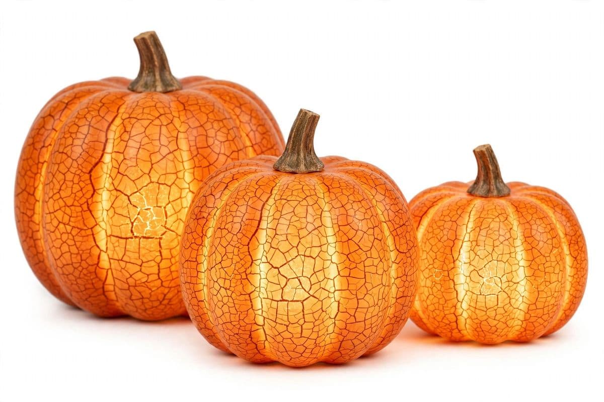 GlowHollow LED Pumpkin Trio (3-Pack) — product photo