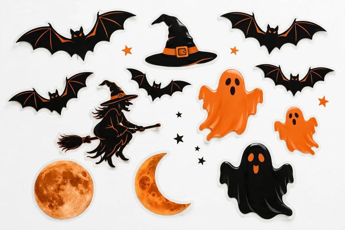 HauntedHouse Window Clings (24-Pack) — product photo