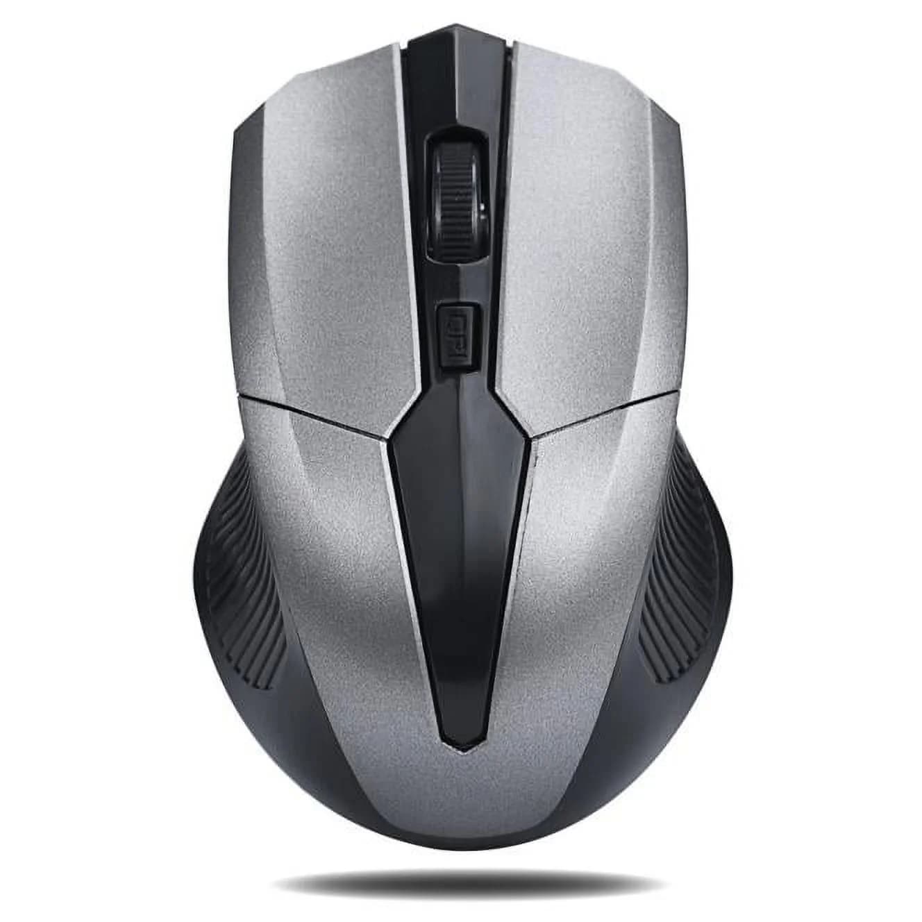 White wireless computer mouse