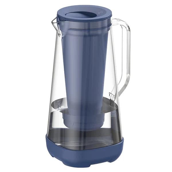 Glass water filter pitcher