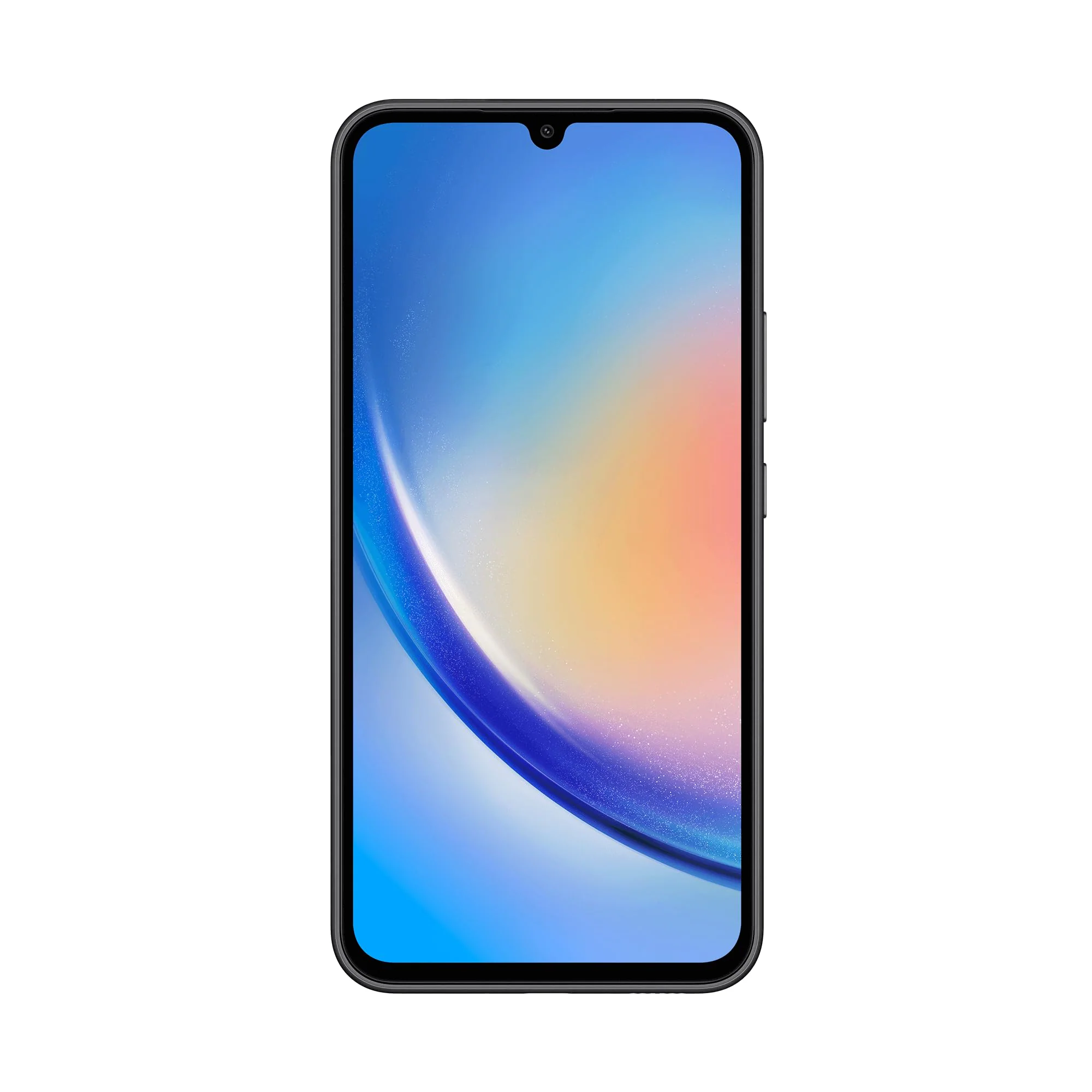 Modern 5G smartphone with large bright display