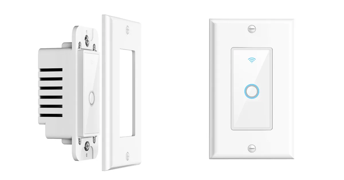 Wi-Fi smart wall light switch