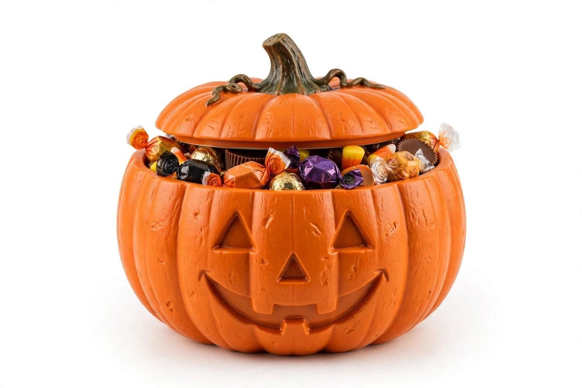 HandsFree Motion Pumpkin Candy Bowl — product photo
