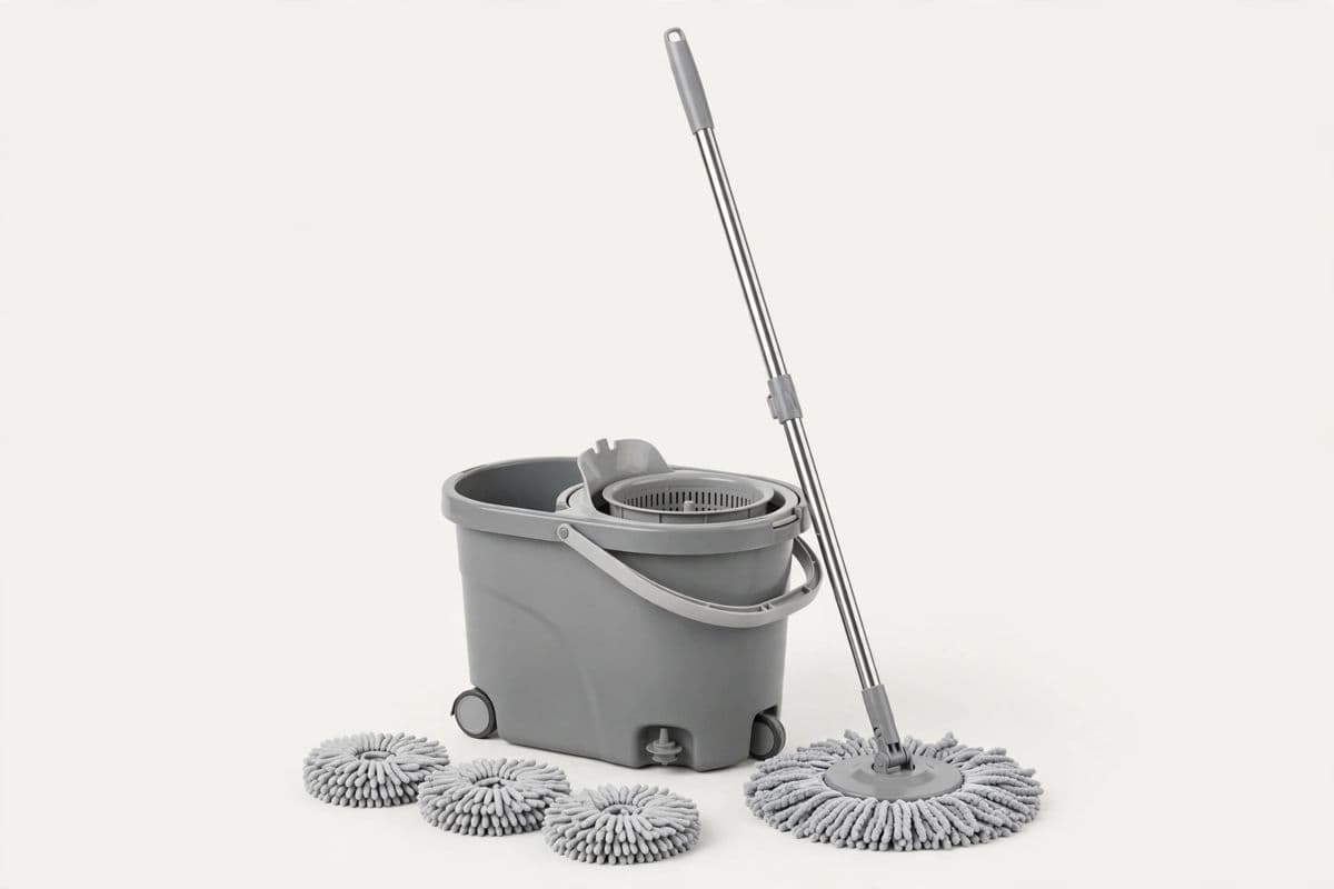 MopSpin Self-Wringing Spin Mop System