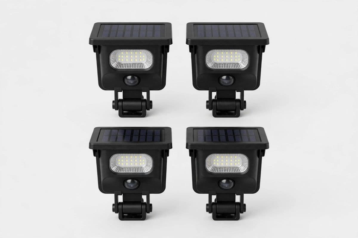 NightGuard Solar Motion Lights 4-Pack