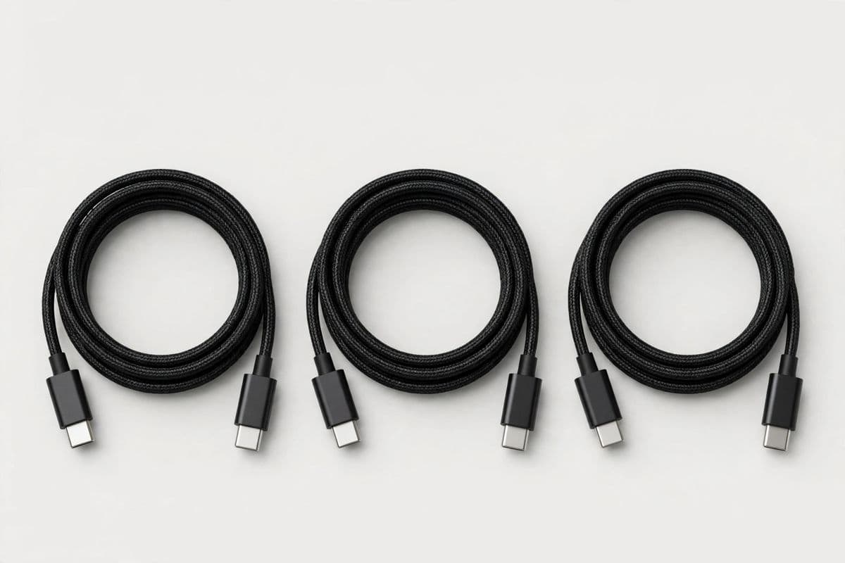 ThunderCable 240W USB-C Cable 3-Pack